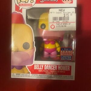 Funko Pop Genie Homer in Pink and Yellow